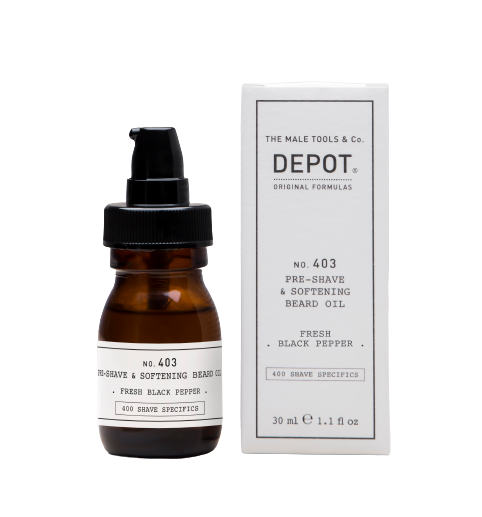 No.403 Pre-Shave & Softening Beard Oil Black Pepper