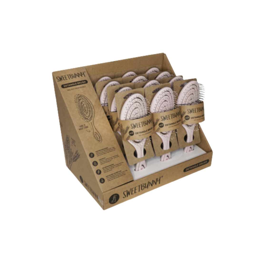 Sweet bunny - Eco brush - display - 12 stuks