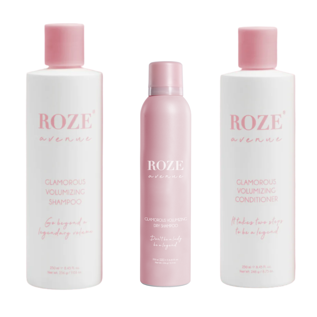 Glamorous Volumizing Mega Trio Shampoo-Conditioner-Droogshampoo