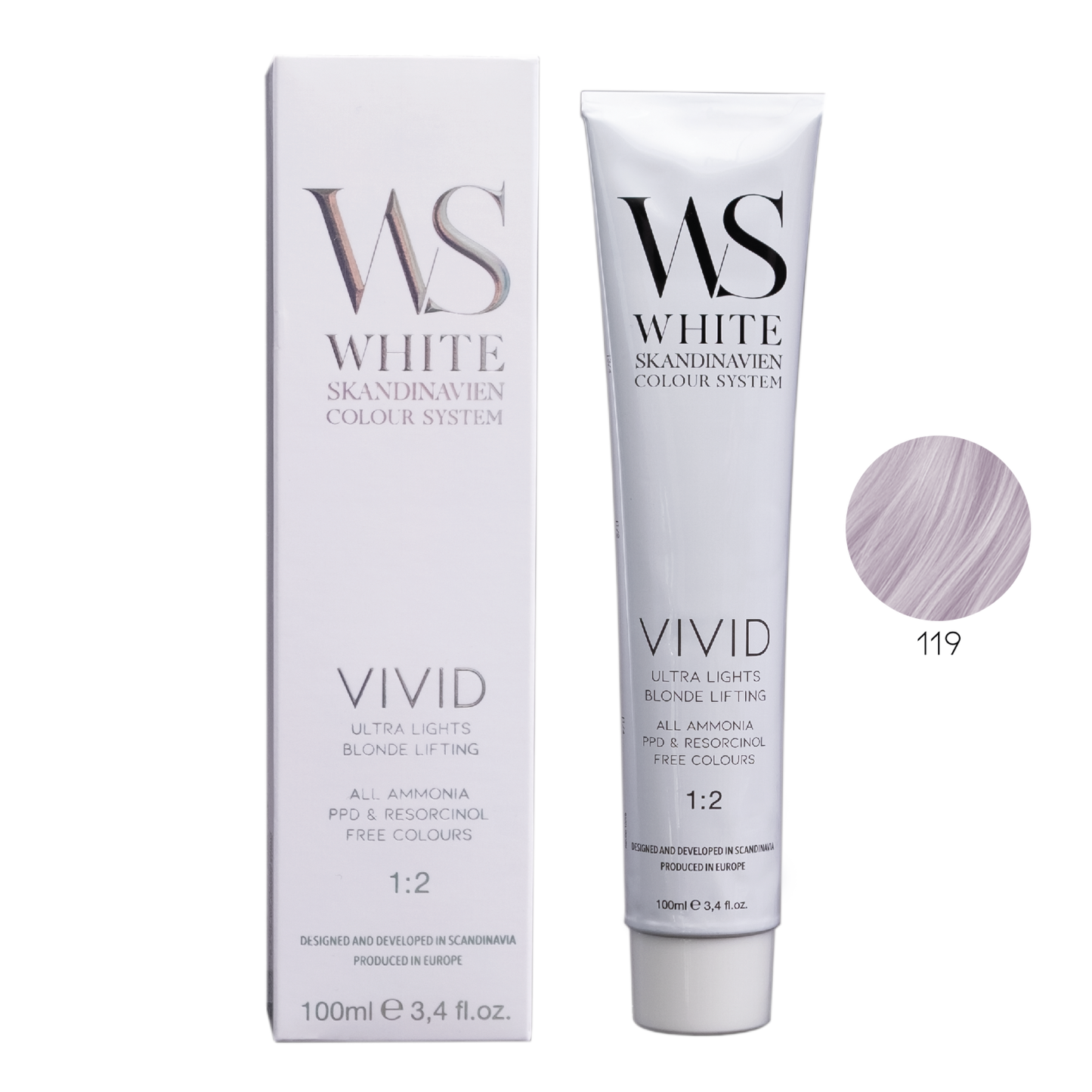 White Scandinavien 119 - Superlightener Pearl