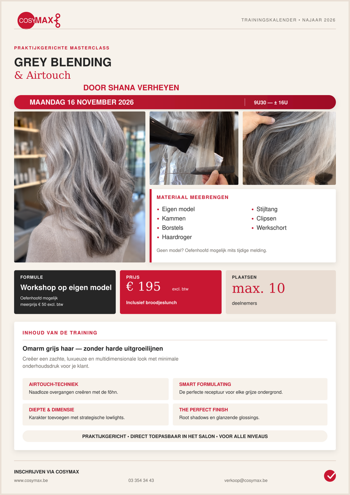 WORKSHOP: GREY BLENDING & AIRTOUCH door Shana Verheyen - 16 november 2026