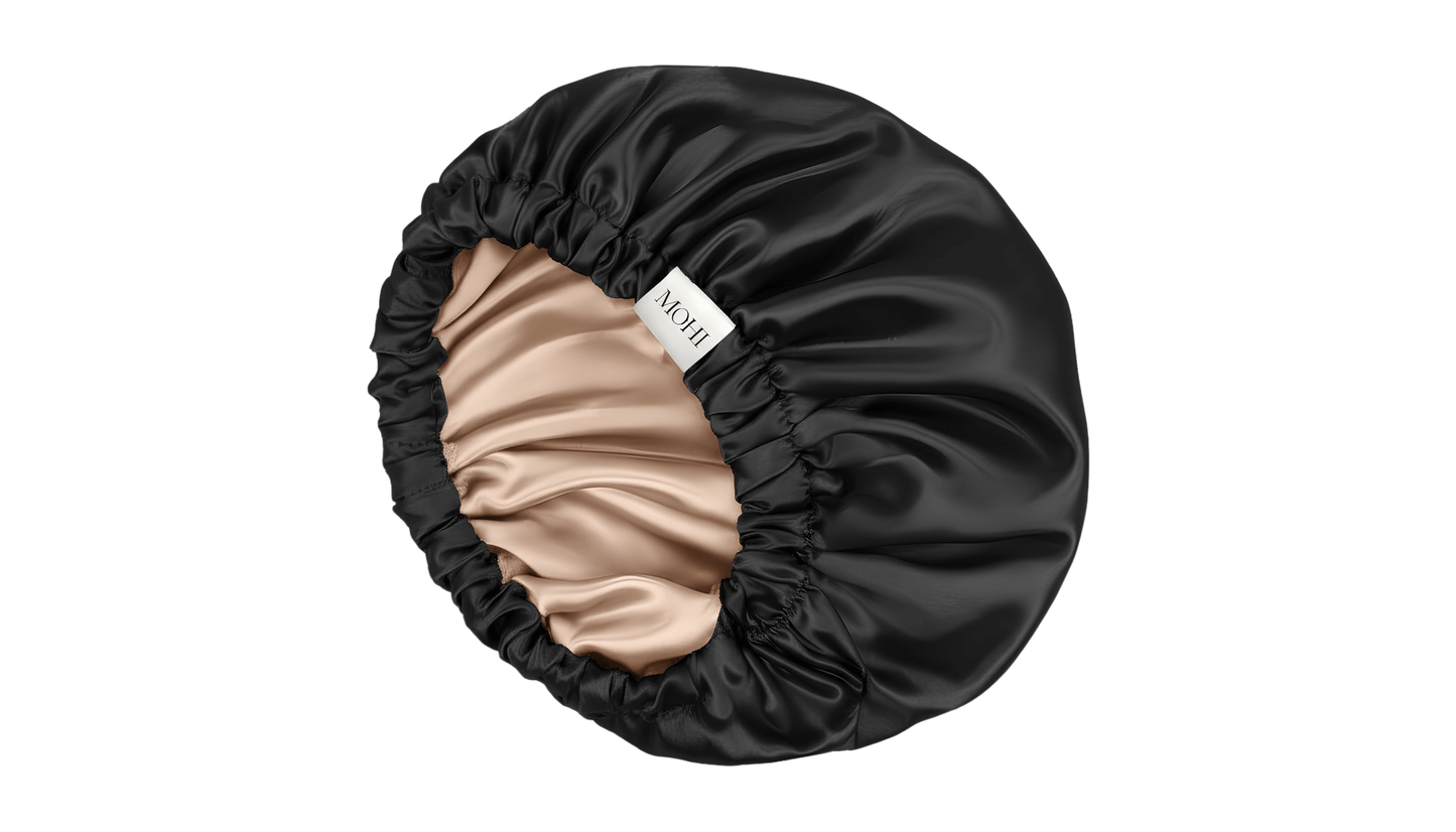 MOHI Bonnet Black & Beige
