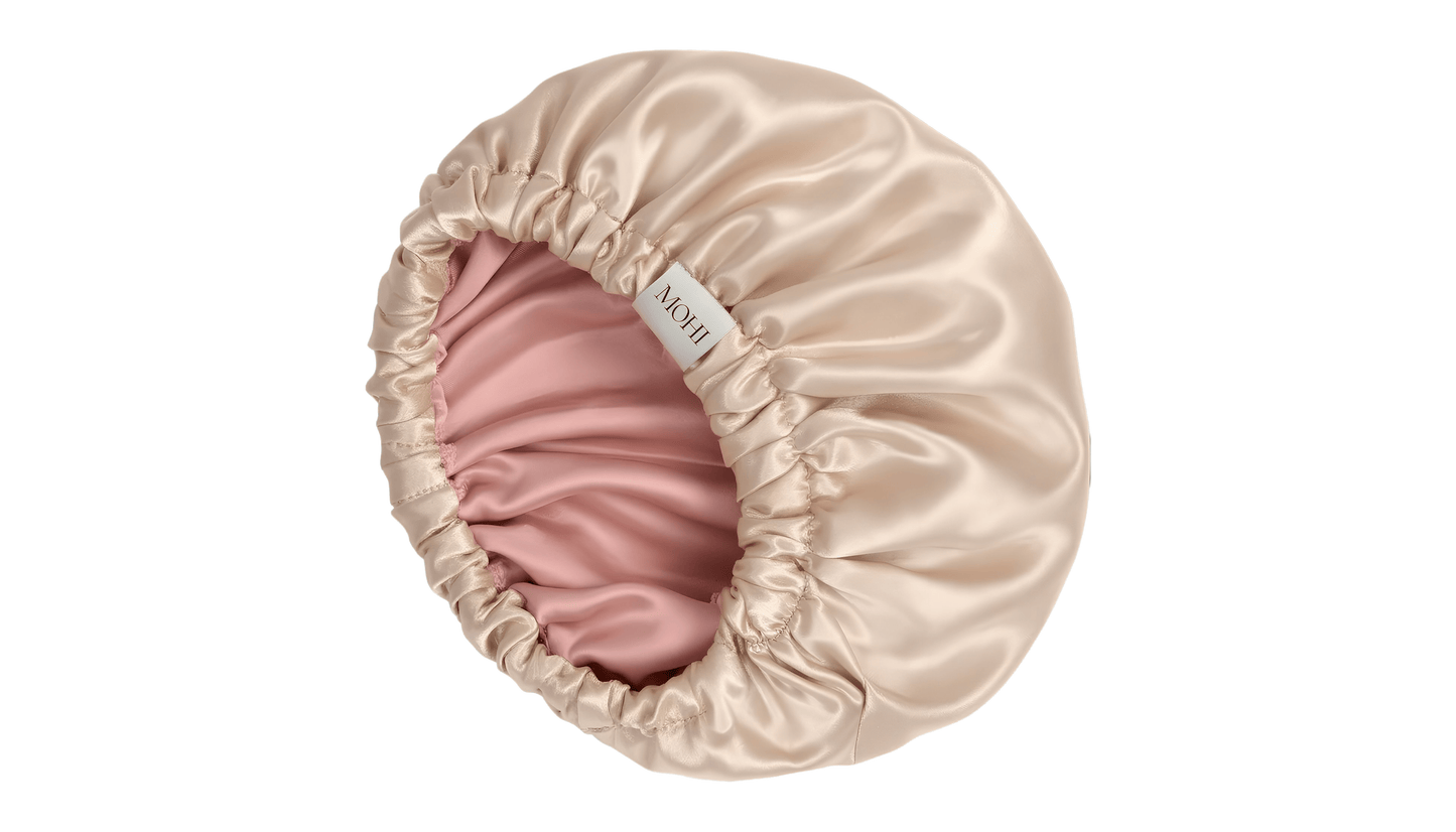 MOHI Bonnet Pink & Champagne