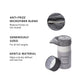 MOHI Microfiber Hair Towel Grey
