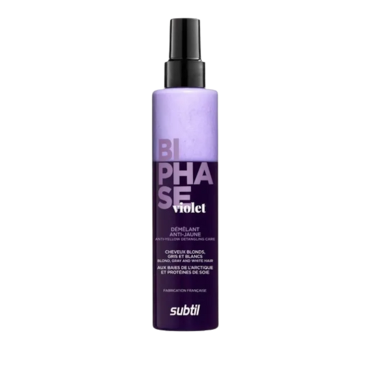 Bi Phase Violet Démêlant Anit-Jaune, Anti-Gele Ontklitter