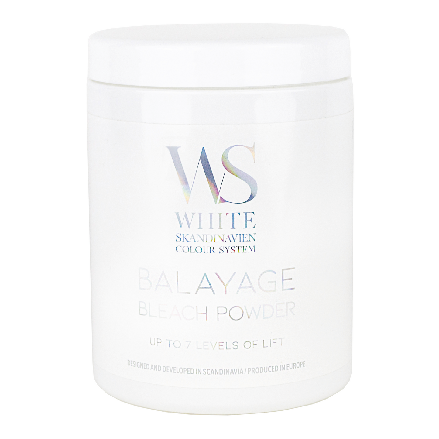 White Scandinavien Balayage bleach powder