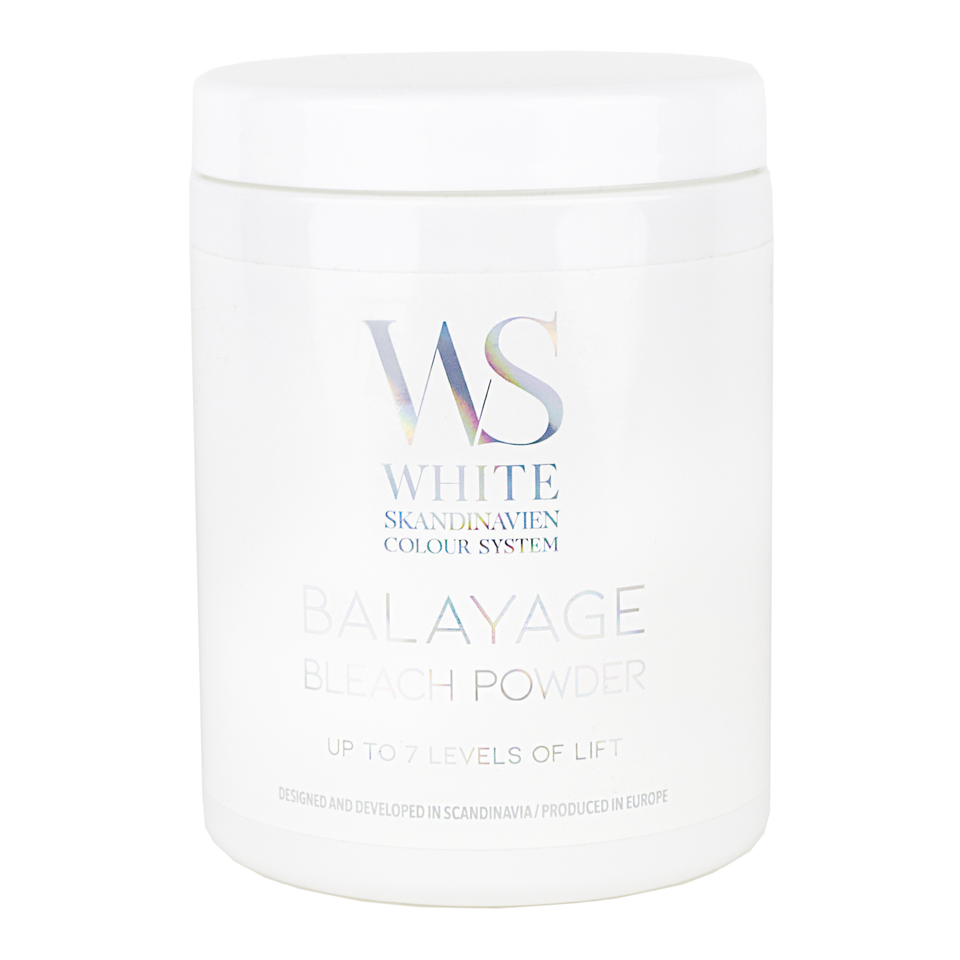 White Scandinavien Balayage bleach powder