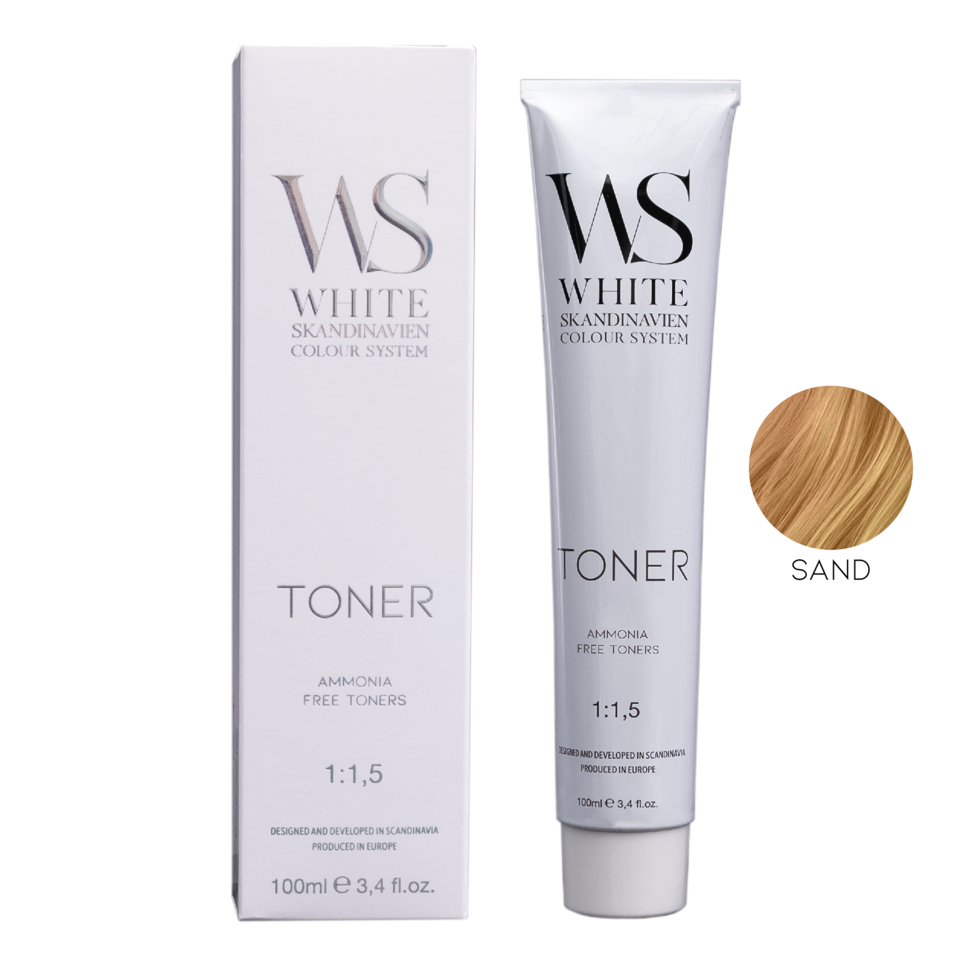 White Scandinavien Toner - Sand